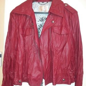Guess faux leather moto jacket