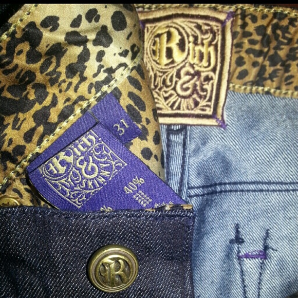 Rich & Skinny Sexy Celebrity Dark Wash Jeans - Picture 4 of 4