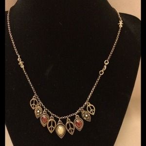 Lucky brand peace necklace