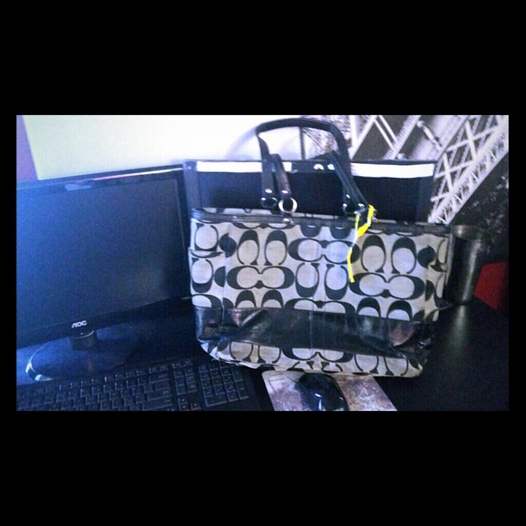 Coach diaper bag
