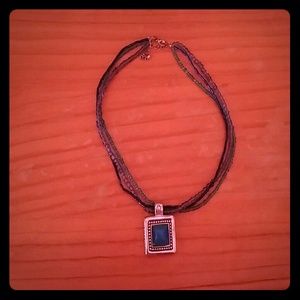 Blue necklace