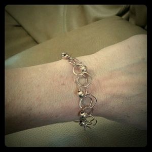 Silver link bracelet