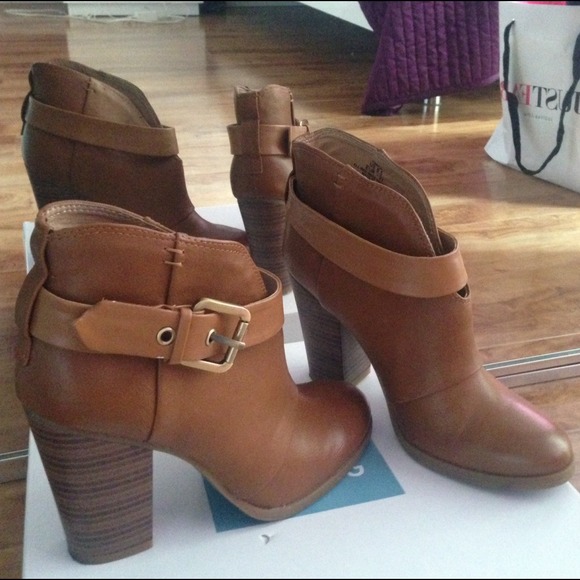 Brown booties