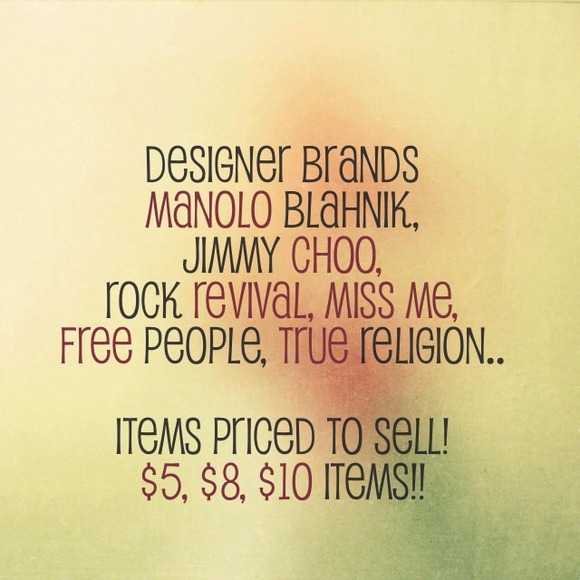 Manolo! Choo! Rock Revival! Miss Me! Trues!