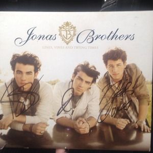 Jonas brothers autograph