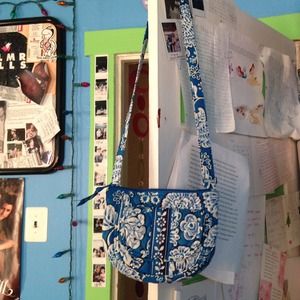 Blue Vera Bradley Crossbody Bag