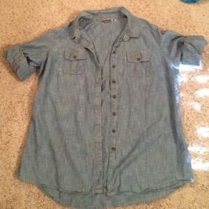 Eddie Bauer chambray top