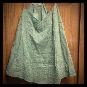NWT Green Aztec Top
