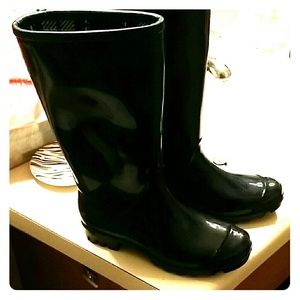 Banana Republic Navy Rain Boots