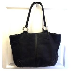 Coach Leather Tote Briefcase