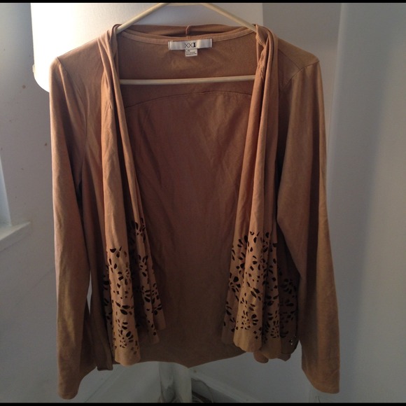 ❌SOLD❌Forever 21 faux suede shirt