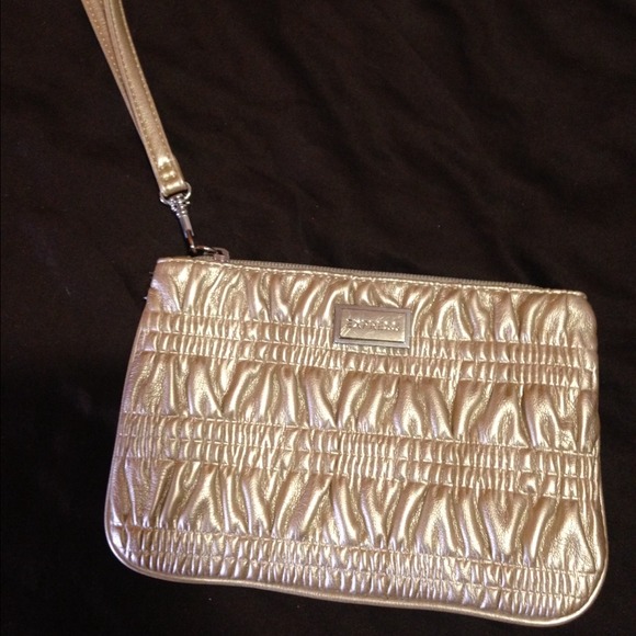Gold Express wristlet