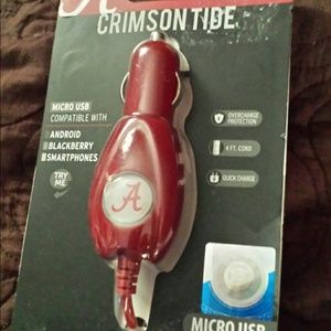 Alabama  Crimson  tide car chager