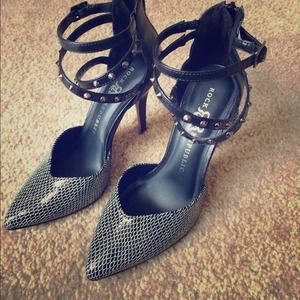 Rock republic black/grey heels
