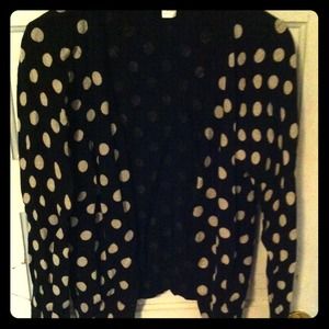 Polka dot cardigan