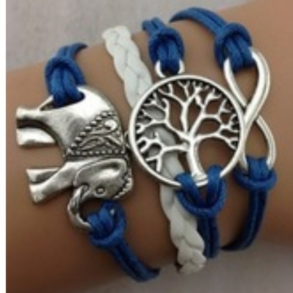 Jewelry - Brand new blue multi layer bracelet