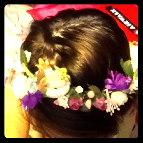 Handmade flower crown