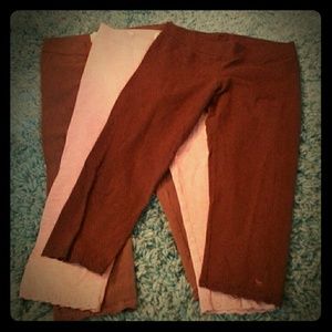 Brown and Gray Leggings Bundle