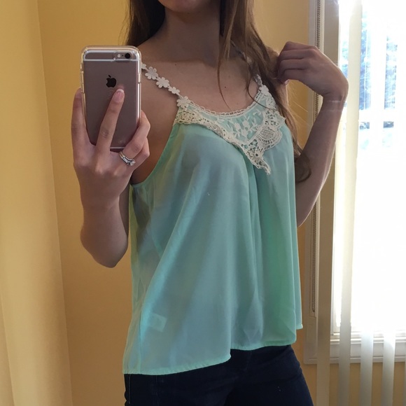 • Charlotte Russe Crochet Top •