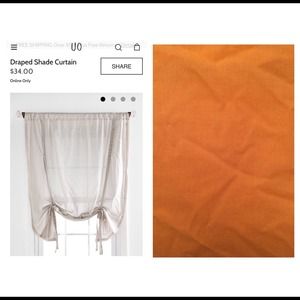 DRAPED SHADE CURTAINS