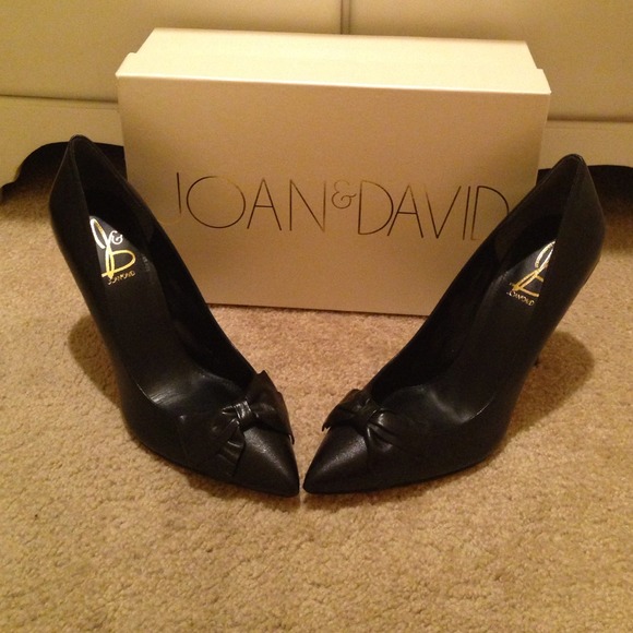 Joan & David Black Heels