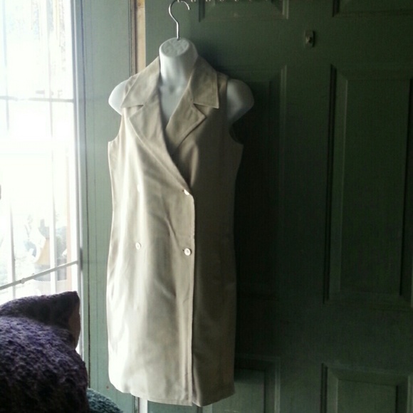 Rayon/wool blend wrap around dress