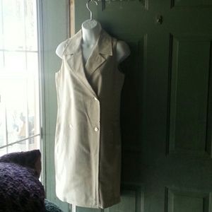Rayon/wool blend wrap around dress