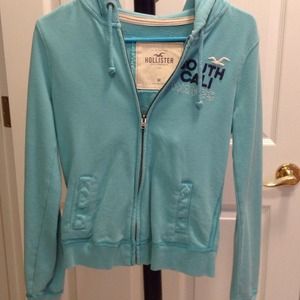Hollister zip hoodie. Size medium.