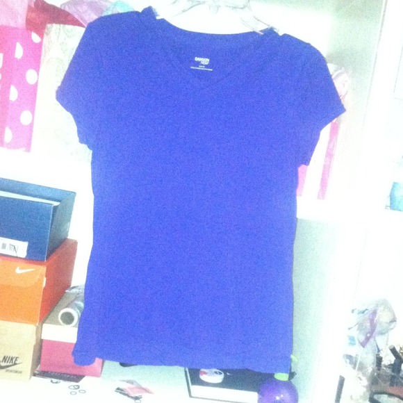 Purple vneck