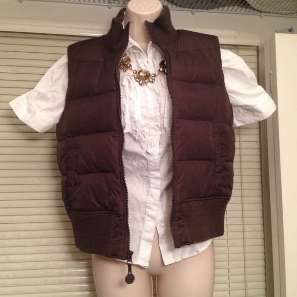 Brown Puffer Vest