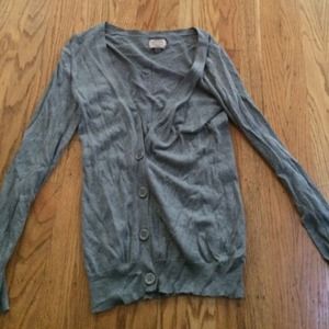 Forever 21 grey cardigan