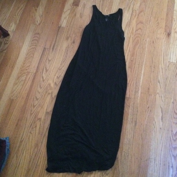Black maxi dress
