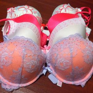 Victoria's Secret bras. One still with tags