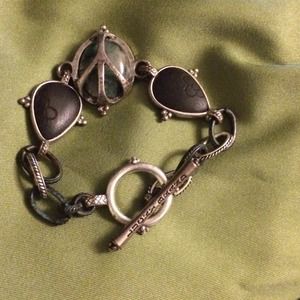 Lucky brand peace bracelet