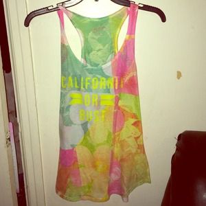 California or Bust Tank Top