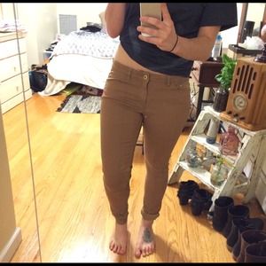 Dark tan pants