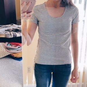 • J.  Crew Stripe Shirt •