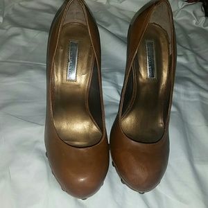 Bakers Camel Heels with Brass Rivets LEATHER