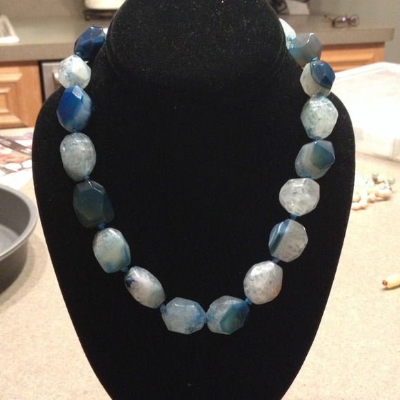 Beautiful agate necklace!
