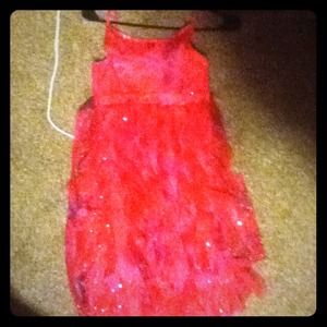 Glitter Pink Party Dress