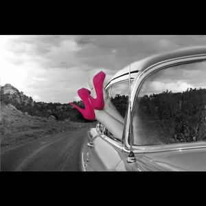 Fuchsia Platform Stiletto