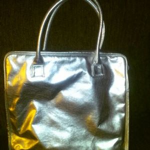 Metallic silver Tommy Hilfiger handbag
