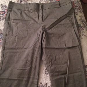 Grey dressy capris