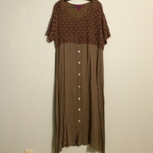 Beautiful crocheted dress