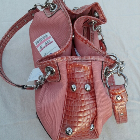 New peach beaded handbag ??ask about disc shipping - Picture 3 of 4