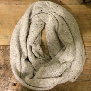Sequined infinity scarf