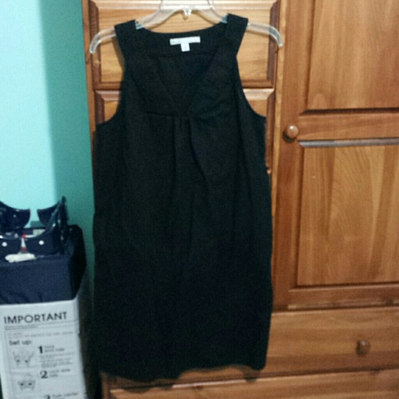 Old Navy black linen dress