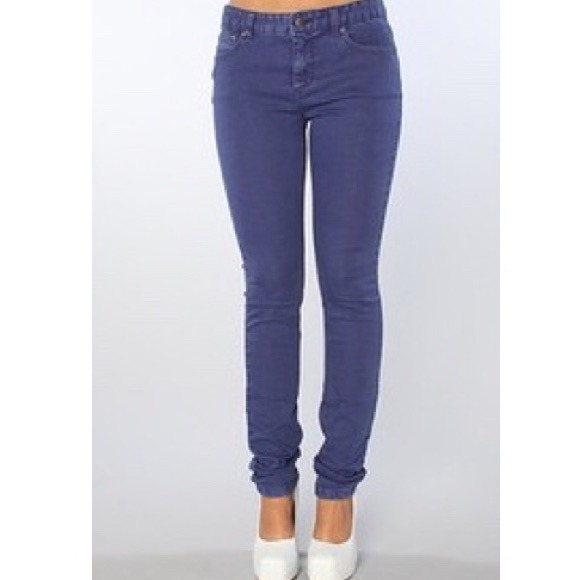 Free People Hi Rise Skinny Jean in Blue Moon