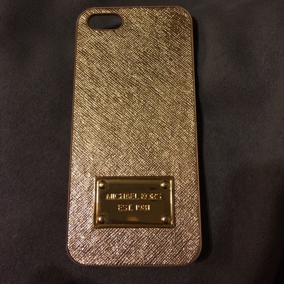 Saffiano leather Michael Kors iPhone case