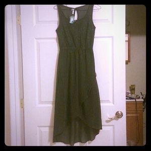 Shimmering high low dress